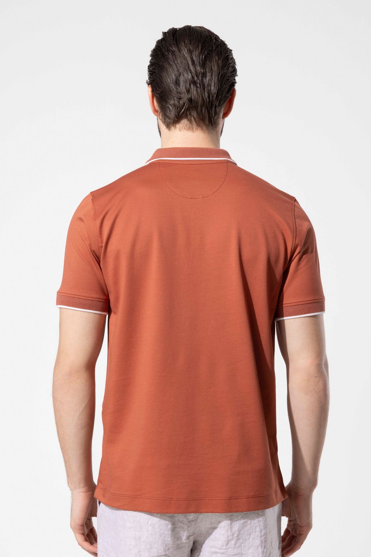Fermuar Detaylı Polo T-Shirt