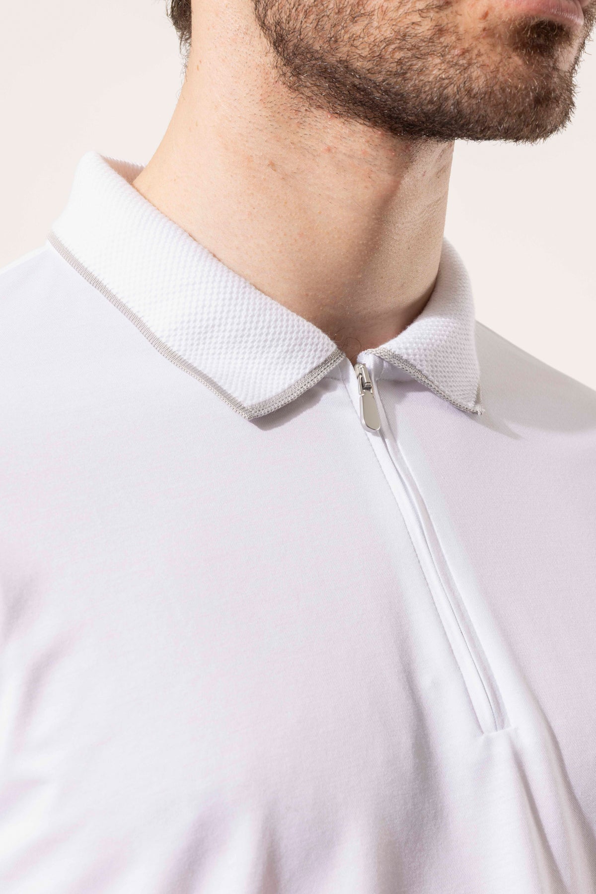 Fermuar Detaylı Polo T-Shirt