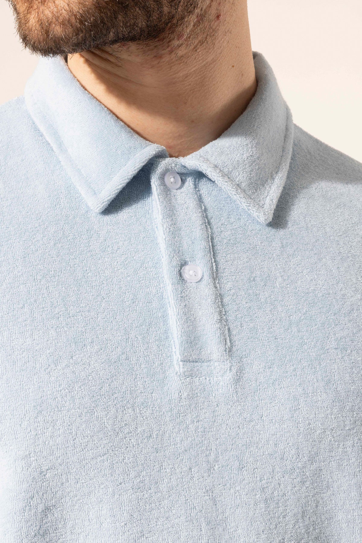 Havlu Dokulu Polo T-Shirt