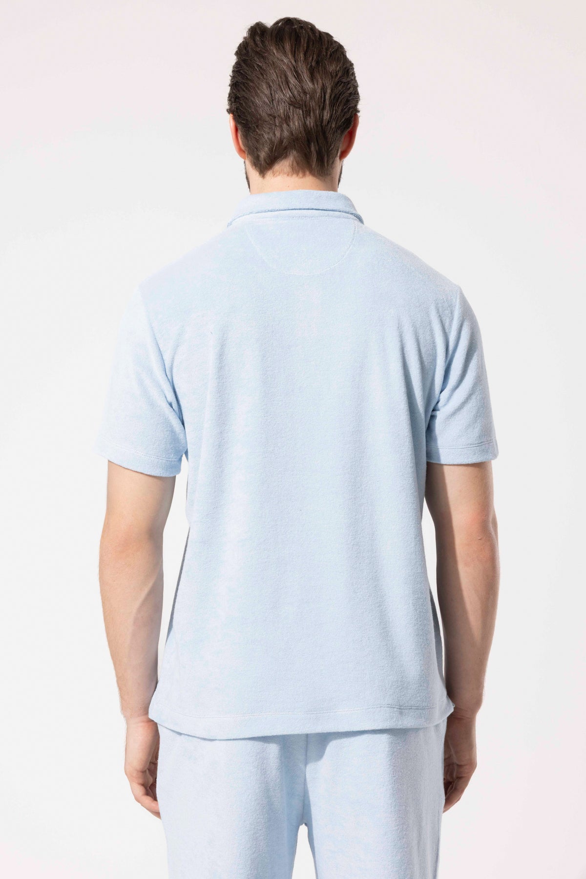 Havlu Dokulu Polo T-Shirt