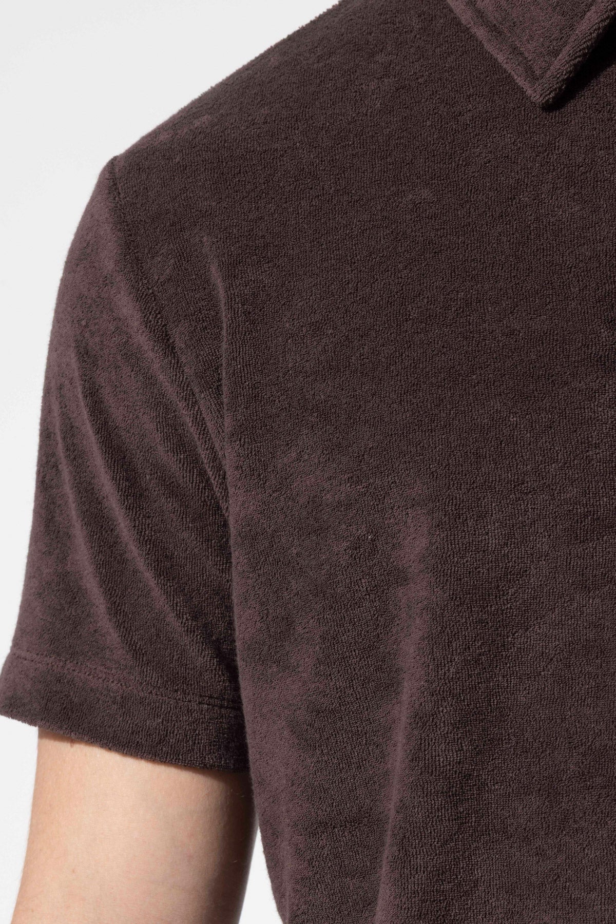 Havlu Dokulu Polo T-Shirt