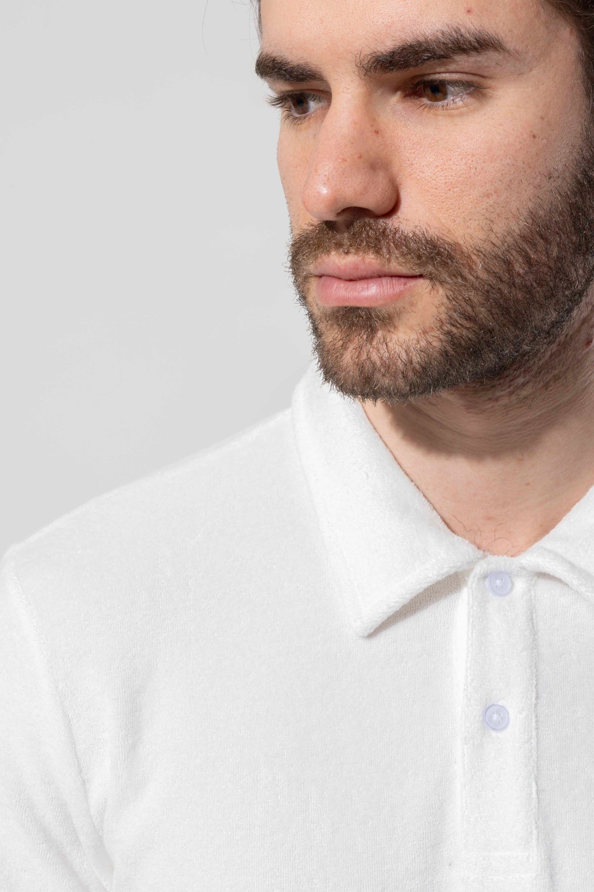 Havlu Dokulu Polo T-Shirt