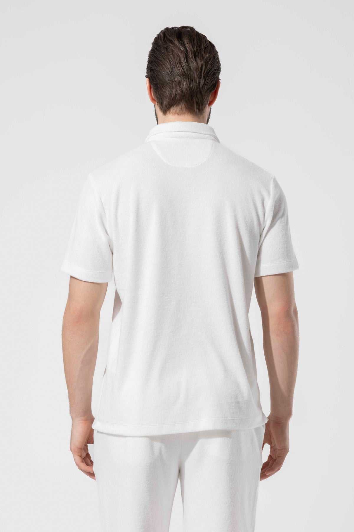Havlu Dokulu Polo T-Shirt