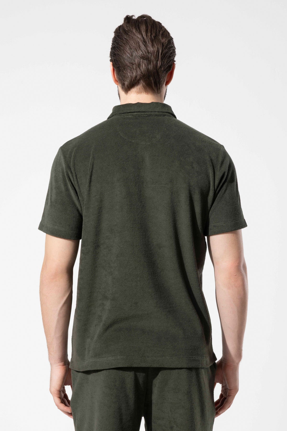 Havlu Dokulu Polo T-Shirt