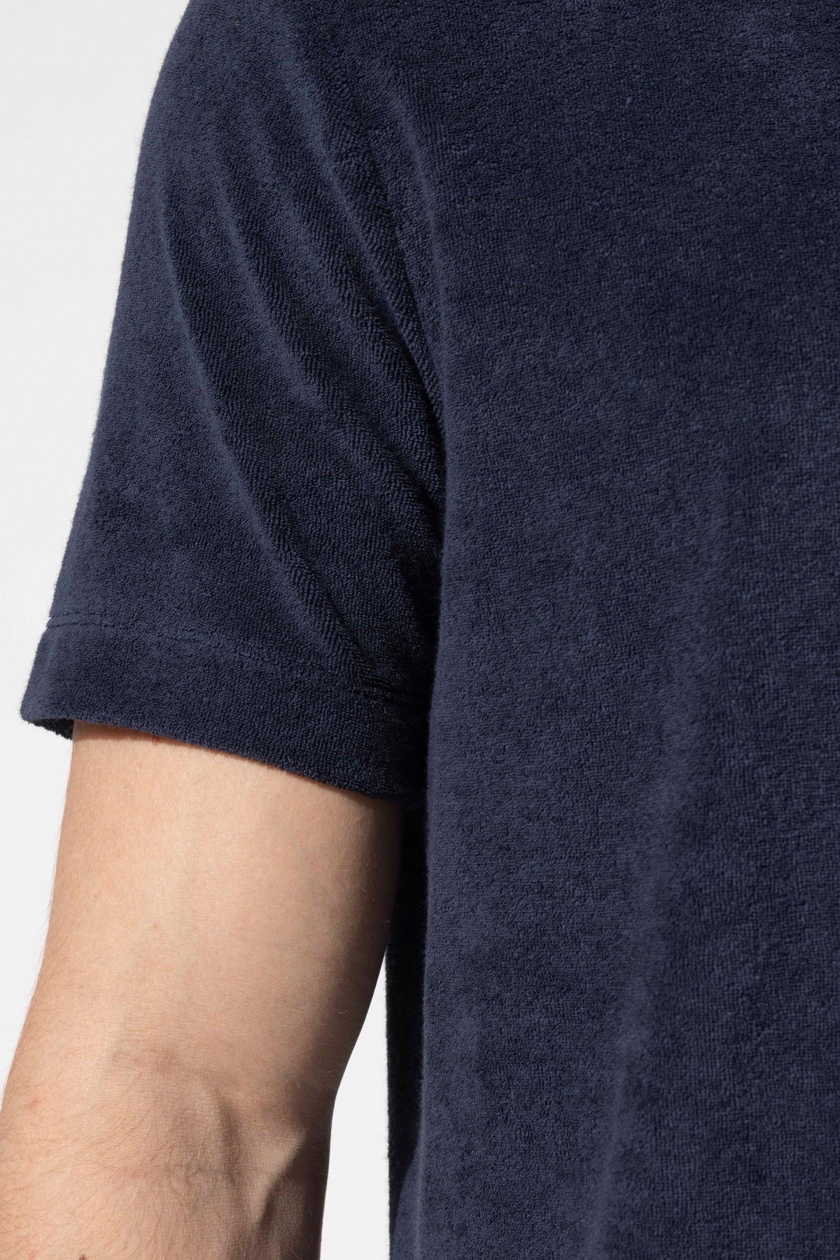 Havlu Dokulu Polo T-Shirt