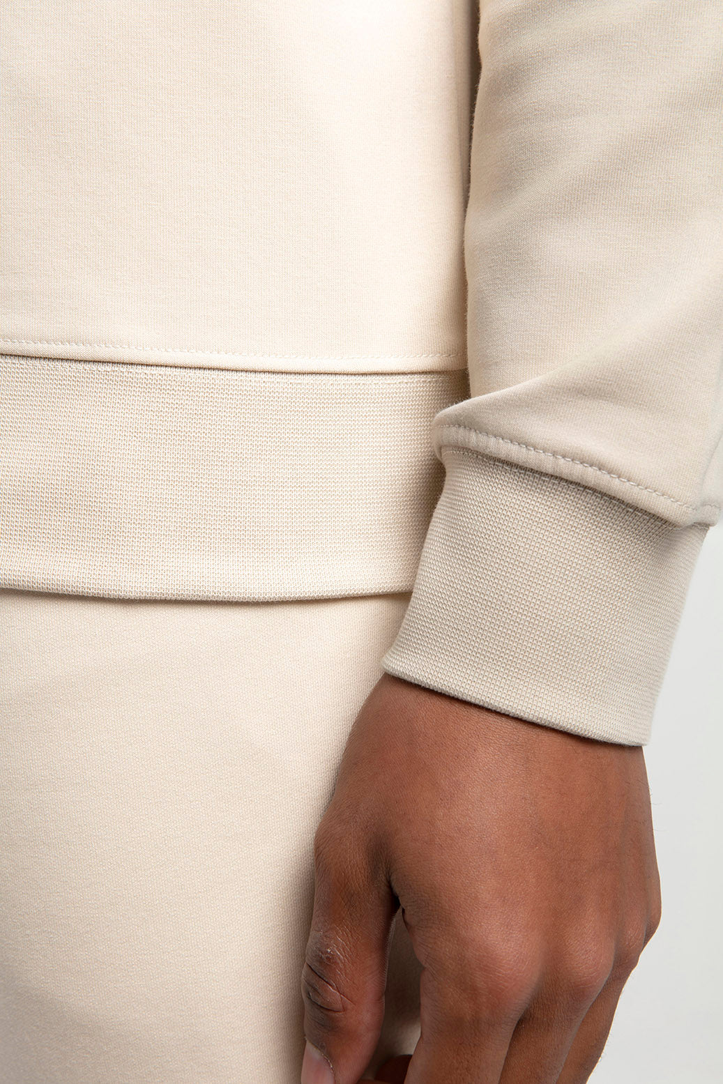 Baskılı Bisiklet Yaka Sweatshirt