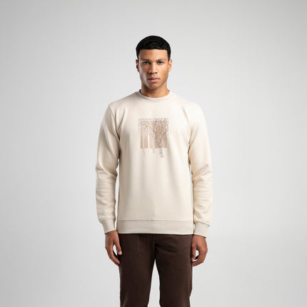 Bisiklet Yaka Erkek Sweatshirt