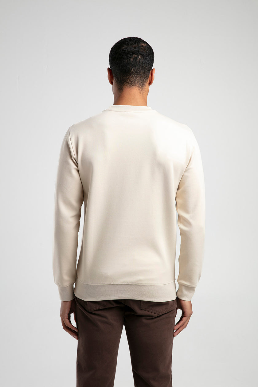 Bisiklet Yaka Erkek Sweatshirt