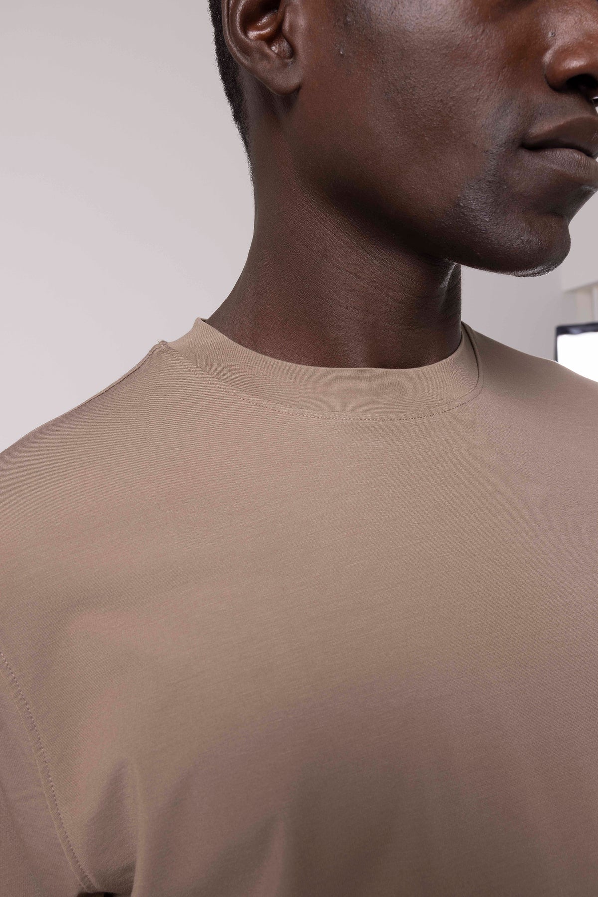 Bisiklet Yaka Sade Sweatshirt