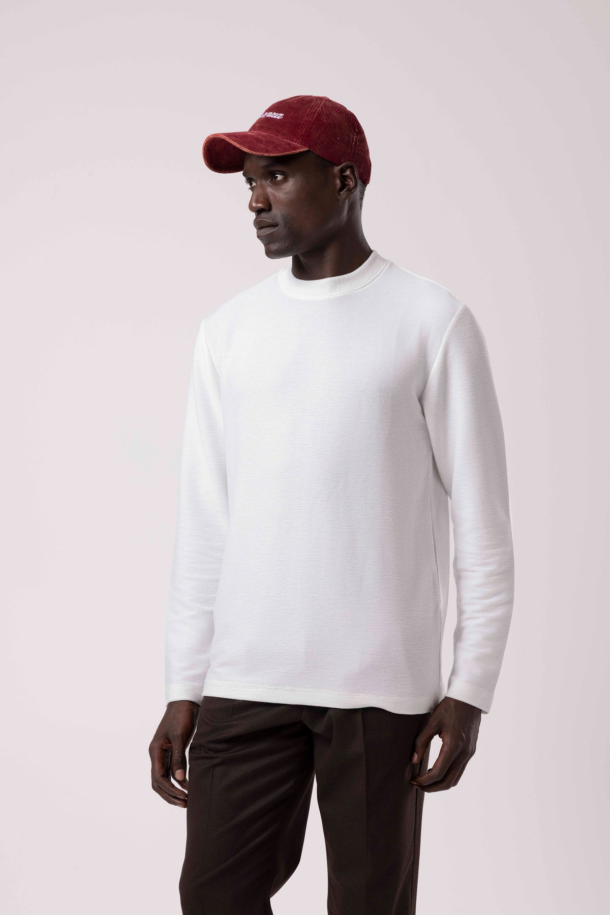 Bisiklet Yaka Uzun Kollu Sweatshirt
