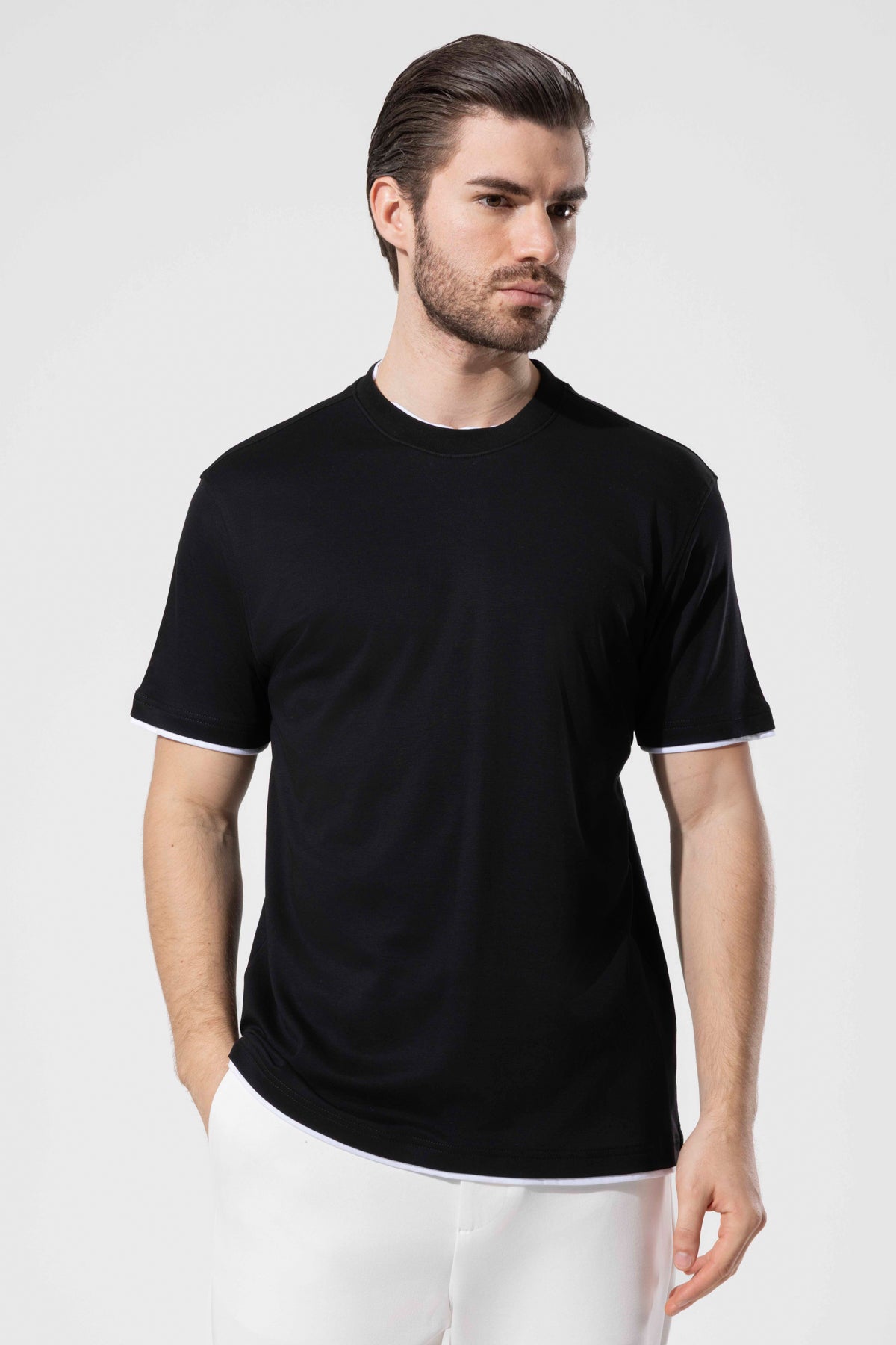 Bisiklet Yaka T-Shirt