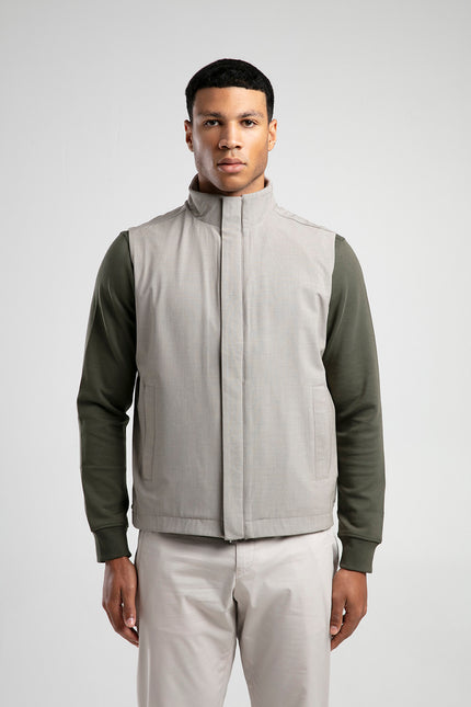 Dik Yaka Erkek Yelek