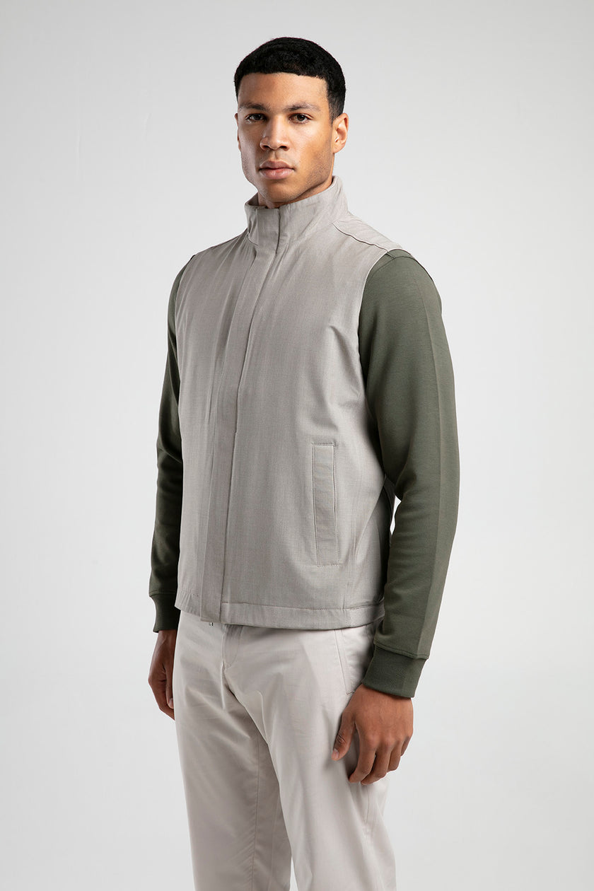 Dik Yaka Erkek Yelek