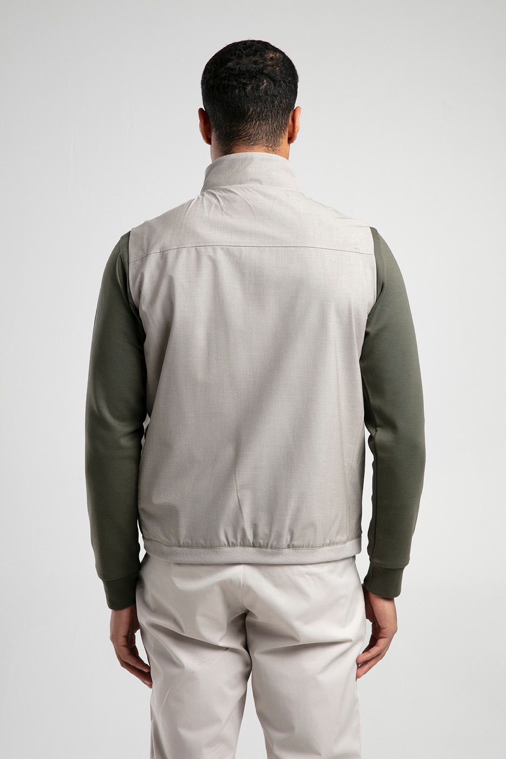 Dik Yaka Erkek Yelek