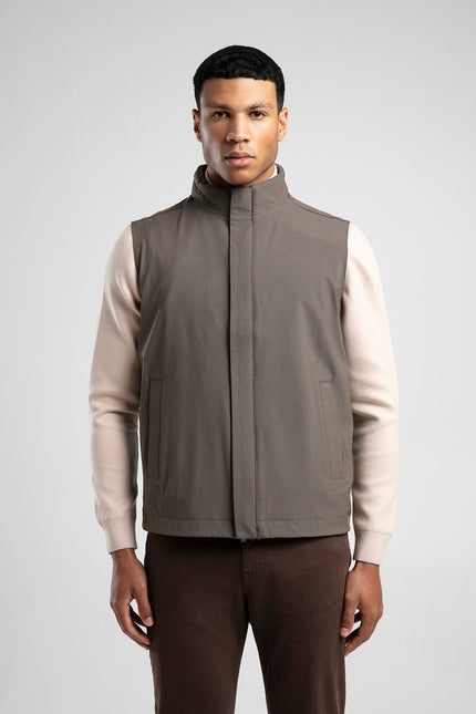 Dik Yaka Erkek Yelek