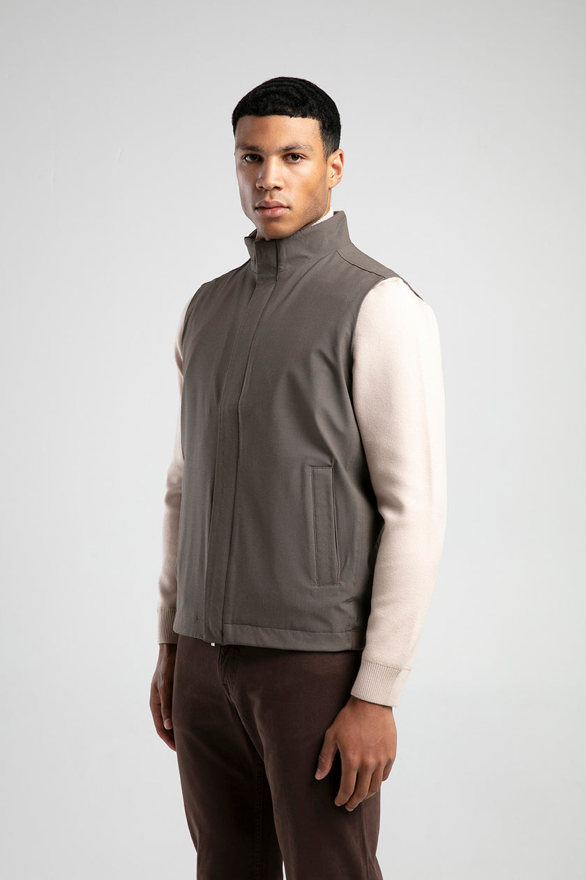 Dik Yaka Erkek Yelek