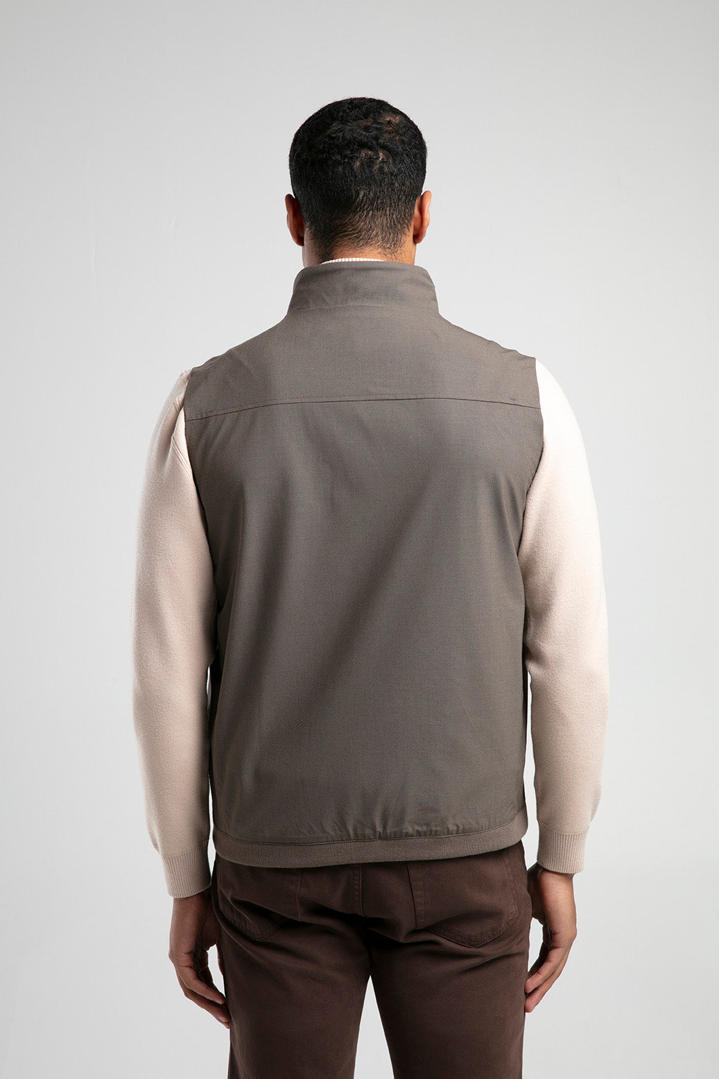 Dik Yaka Erkek Yelek