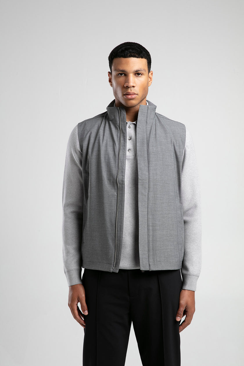 Dik Yaka Erkek Yelek