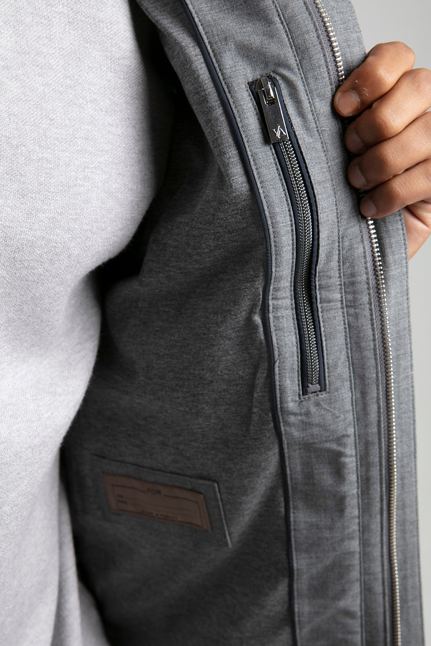 Dik Yaka Erkek Yelek