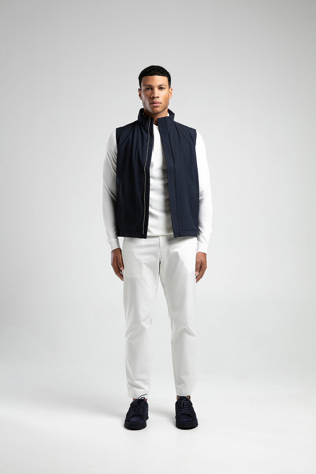 Dik Yaka Erkek Yelek