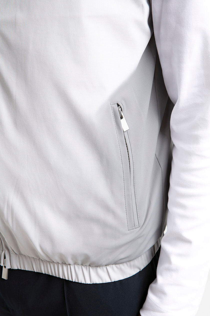 Dik Yaka Fermuarlı Yelek