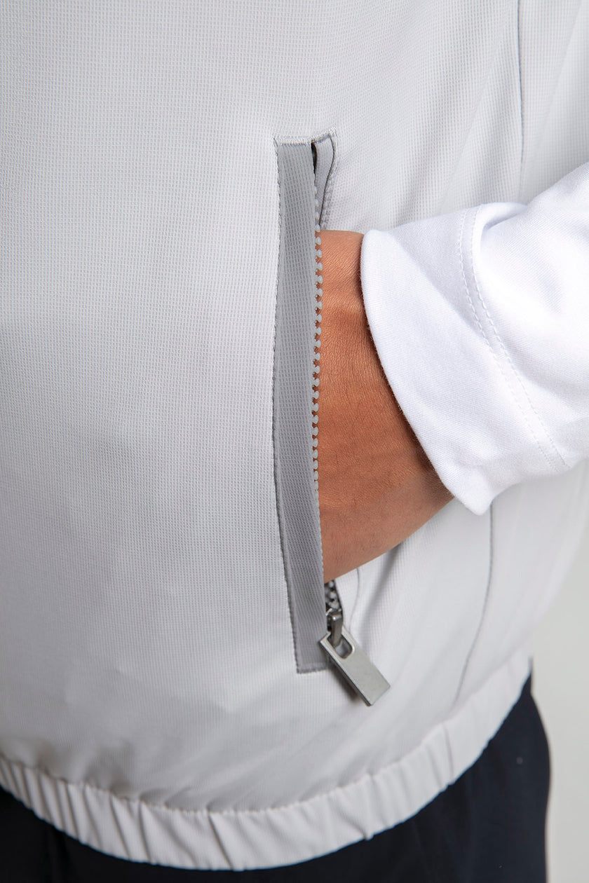 Dik Yaka Fermuarlı Yelek