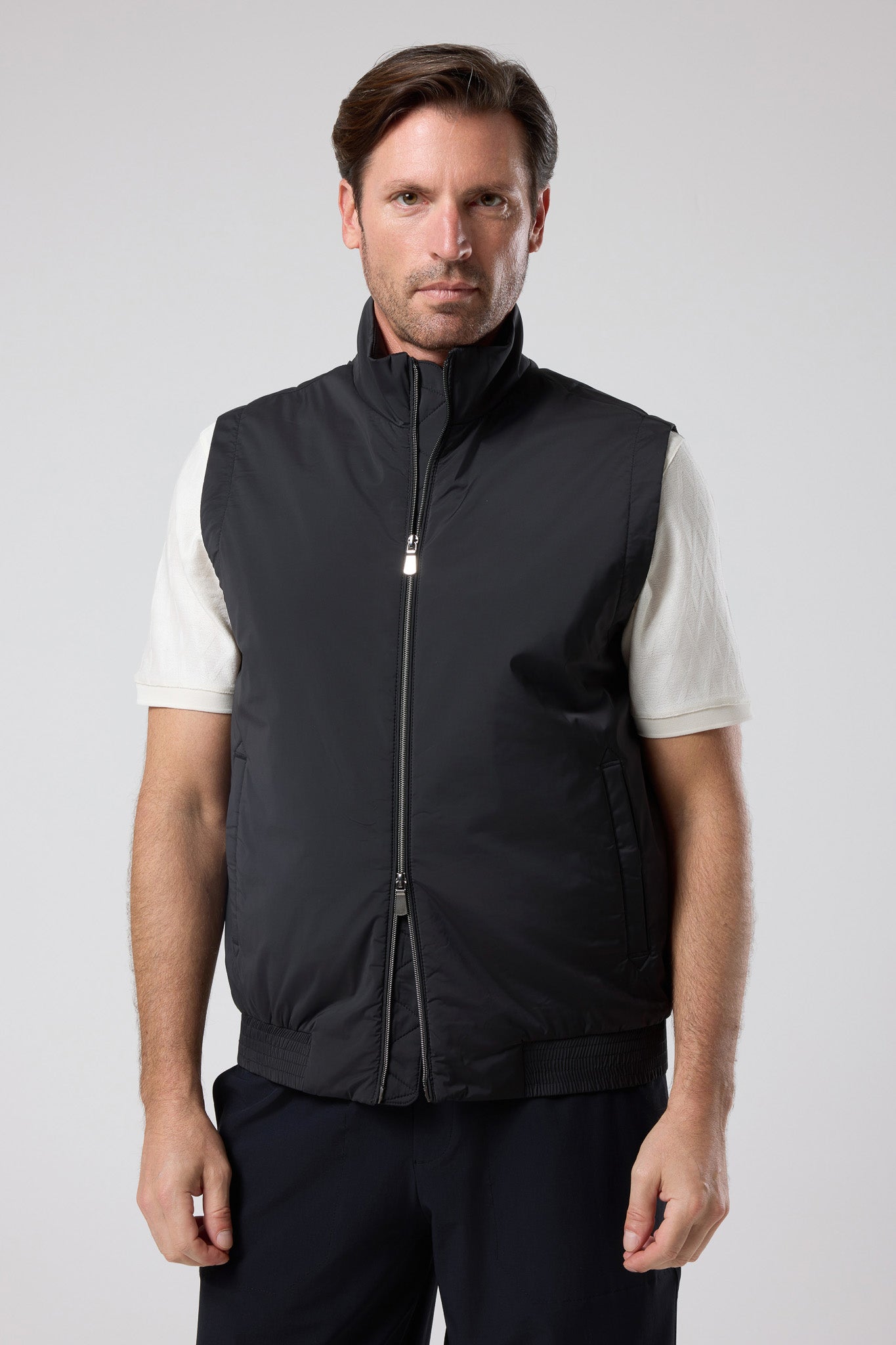 Fermuarlı Dik Yaka Yelek - YLK-7507-BEIGE-S - YLK-7507-BEIGE-S_14