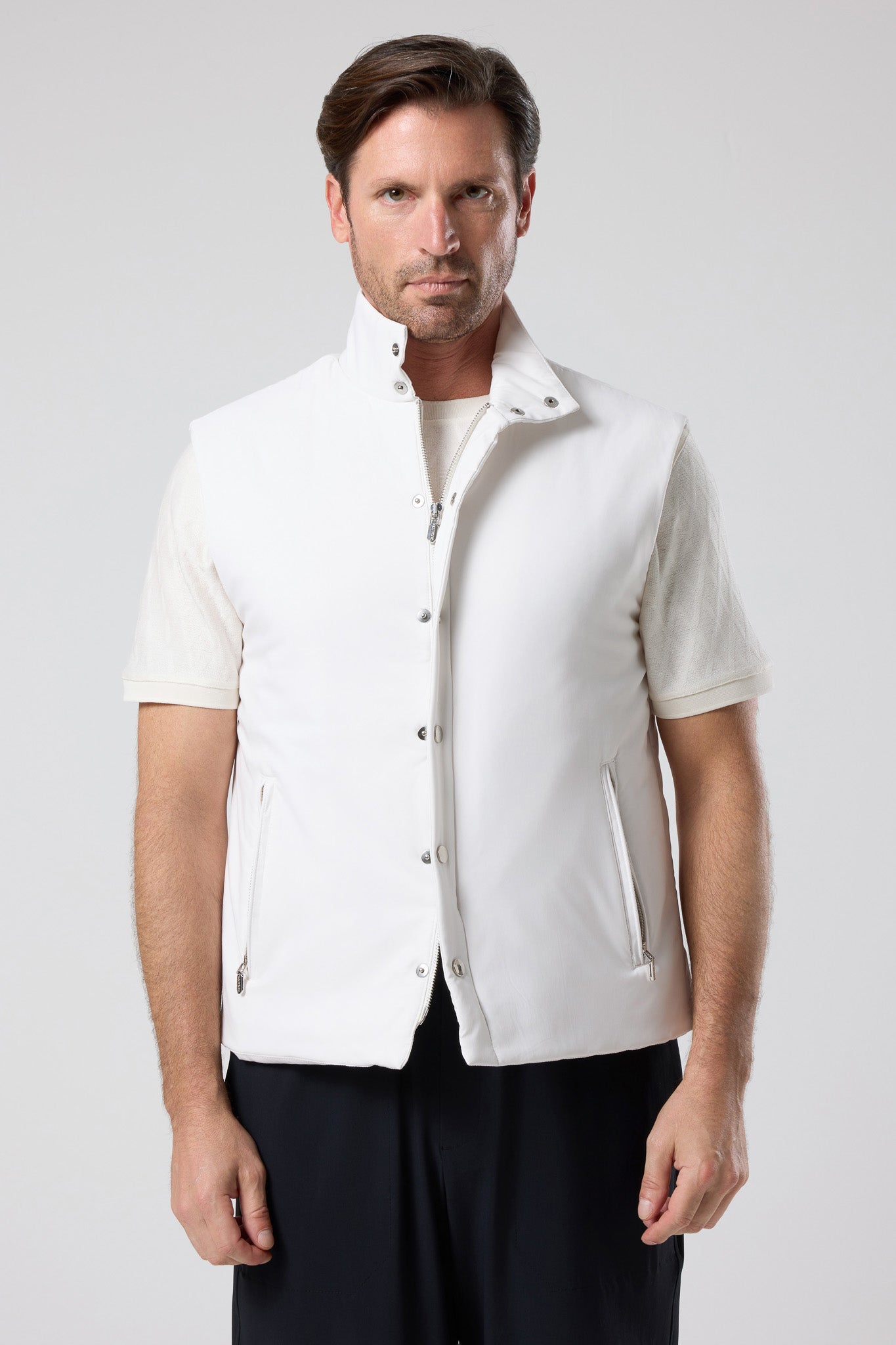 Fermuarlı Dik Yaka Yelek - YLK-7507-BEIGE-S - YLK-7507-BEIGE-S_22