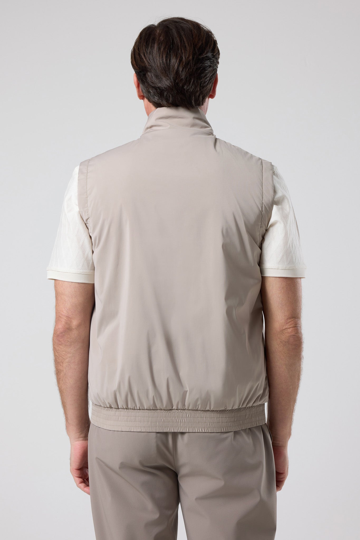 Fermuarlı Dik Yaka Yelek - YLK-7507-BEIGE-S - YLK-7507-BEIGE-S_5